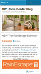 Mobile Screenshot of diyhomecenterblog.com